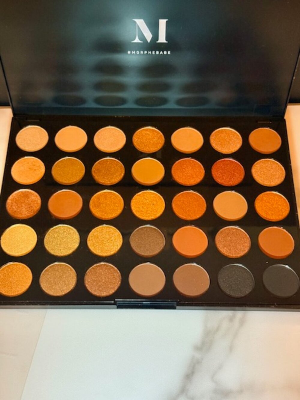 Morphe 35G Bronze Goals Artistry Eyeshadow Palette 35 Shades